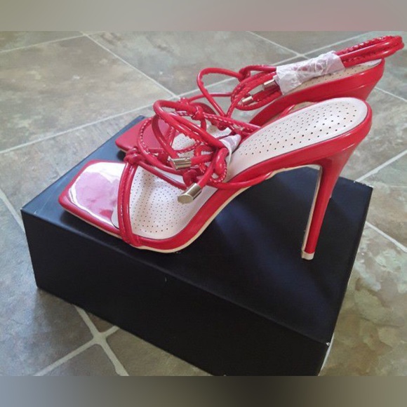 SEXY HIGH HEEL STILETTO SANDALS SIZE: 8.5 - Picture 5 of 8